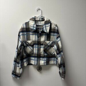 Zara Plaid Crop Top